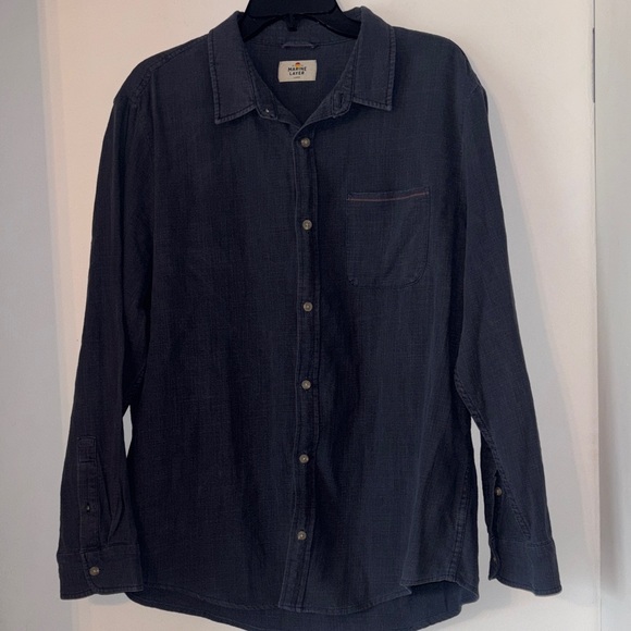 Marine Layer Other - Marine Layer Men's Long-Sleeve Button-Up Shirt - Navy